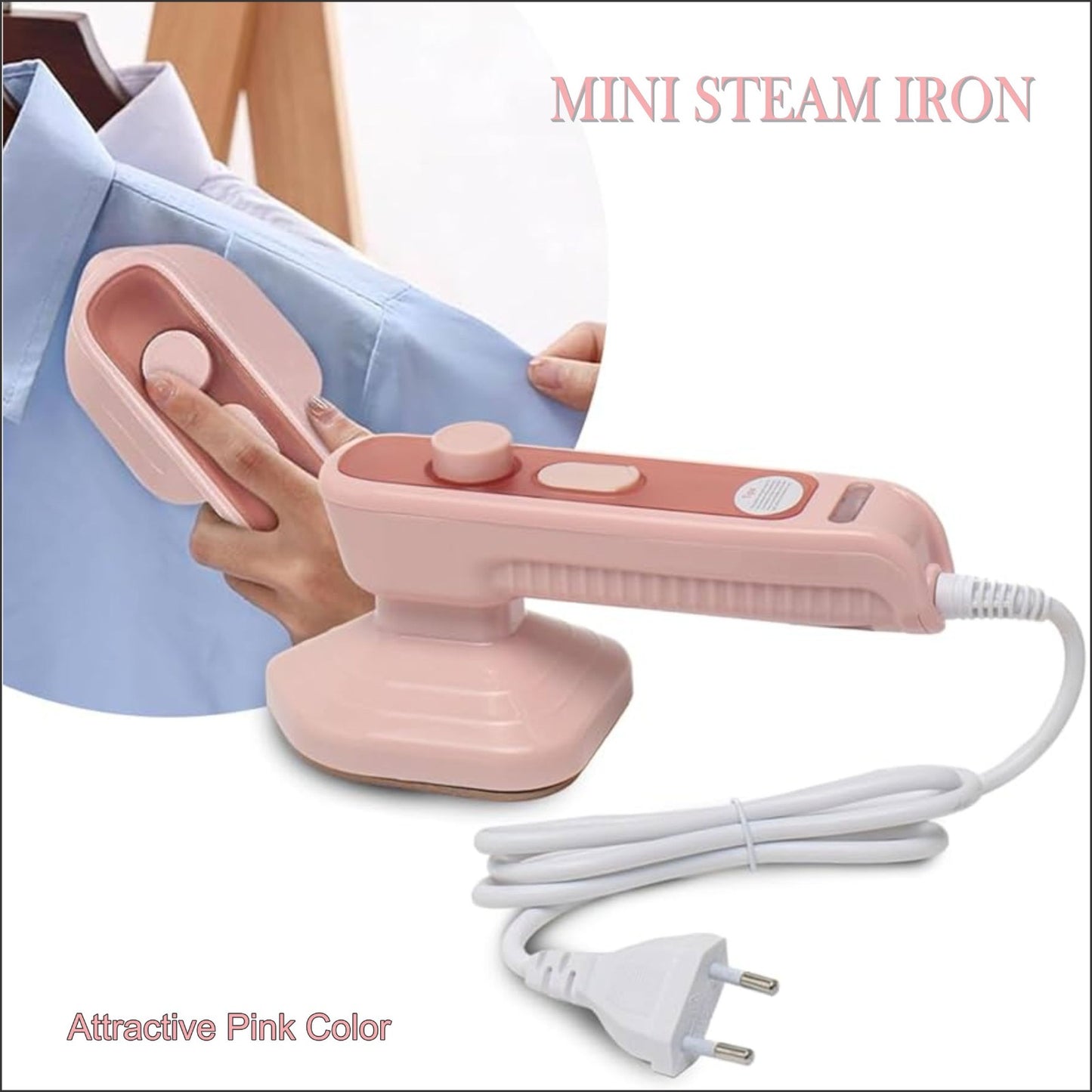 Mini Steam Iron, Portable Steam Iron